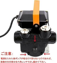 【新品送料無料】電動オイルーポンプ ディーゼル 灯油ポンプ AC110V 550W 60L/min 2800RPM (AC110V-550W)_画像7