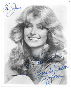 Farrah Fawcett ファラ・フォーセット サイン フォト