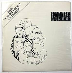 未開封 デッドストック 新品 限定 アートプリント付 Paul McCartney PUT IT THERE LIMITED 12” 12RS6246 1990年 Chris Thomas WINGS