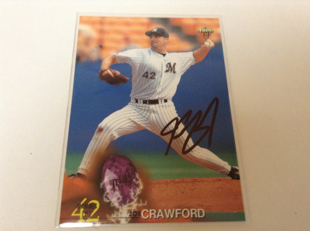 証明書付　カール・クロフォード　実着用Tシャツ　2004春キャンプ　直筆サイン入 証明書付 カール・クロフォード 実着用Tシャツ 2004春キャンプ