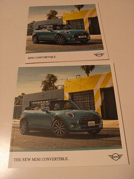BMW MINI ミニ コンバーチブル カタログ パンフ 2017年8月1日現在版 ①
