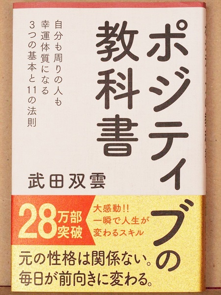 『ポジティブの教科書』 武田双雲 幸運体質 性格 感謝 とらえ方 人間関係 不安 苛々 行動 ヴィジョン 上機嫌 ★同梱OK★