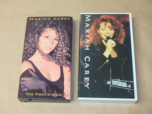 マライア・キャリー VHS 2セット　/　VISION OF LIVE+3　/　THE FIRST VISION（Mariah Carey）