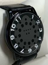 A736 腕時計　中国メーカー『Ｖ6』近未来デジタルLEDウォッチ　レザーベルト　ブラック_画像3