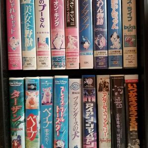 VHS　ビデオ　洋画　アニメ　ジブリ　18本まとめ売り　美品　昭和レトロ