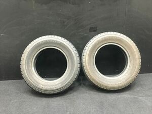 T19 【在庫処分】 ダンロップ　DUNLOP ENASAVE タイヤ　二本セット 165R13 2017年9週目　送料無料