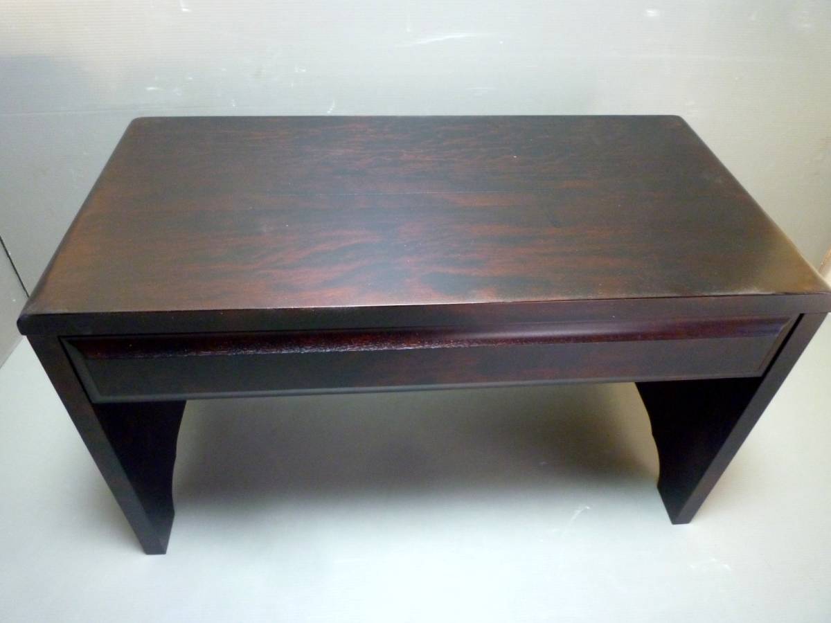 新品 BA77 民芸品 時代家具 民芸品 欅製 文机 1枚天板 文机