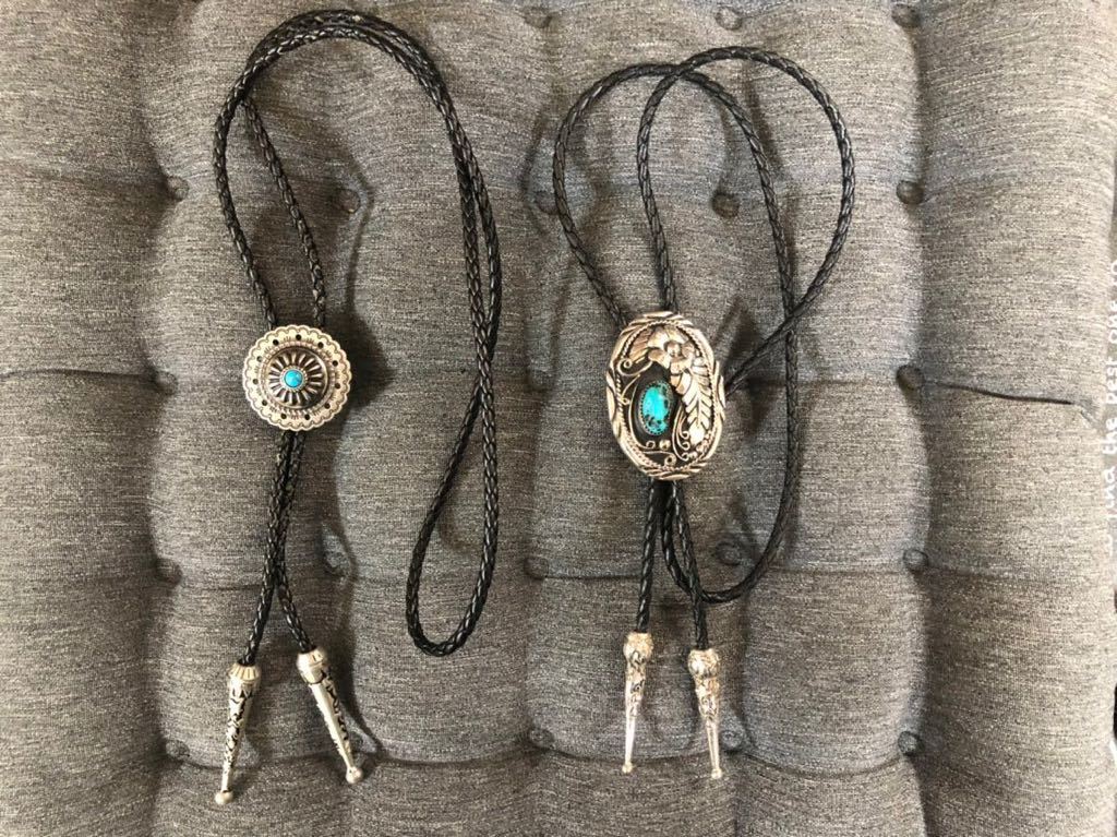 INDIANJEWELRY インディアンジュエリー Robbins ターコイズループタイ