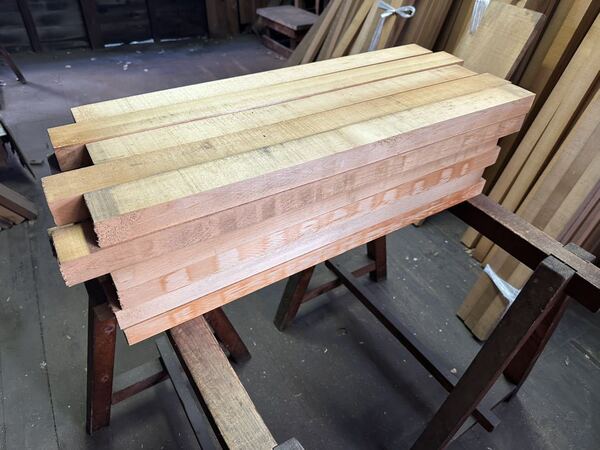 木曽ひのき角材 柾目赤身 70〜85cm×6.0cm程度×3.5cm程度 30本