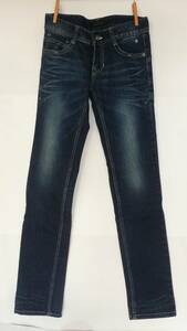 ＼(^^)／♪定価15180円 INDIMARK インディマーク ストレッチデニム ストレートデニム ジーンズ パンツ Denim Jeans W011 サイズ24/W36 美品