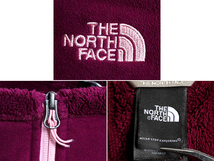 US企画 ■ ノースフェイス フルジップ フリース ジャケット ( レディース M ) The North face アウトドア ジャンパー ブルゾン 裏 ボア 紫_画像4