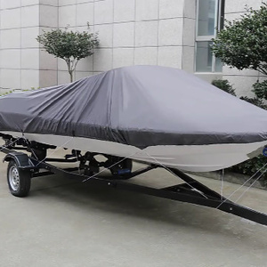 16-18FT waterproof boat cover 1 piece elasticity equipped installation . easy sunburn prevention dustproof scratch prevention Speed boat fishing storage sack attaching boat accessory all 3 color 