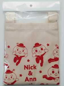 【送料無料】中村屋 エコバッグ Nick＆Ann ☆新品未開封☆