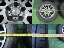 アルミホイール スポークホイール タイヤ 4本 215/60 R16 16×6.5J オフセット38 PCD114.3 エスティマ_画像8