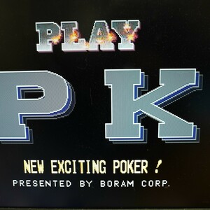 ポーカー　BET基板　プレイPK　NEW　EXCITING　POKER　動作確認済み