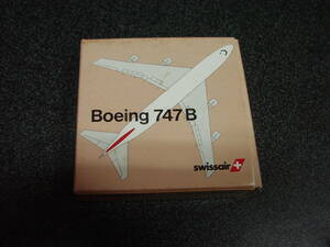 SCHABAK swissair Boein 747 B