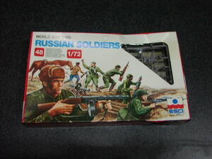 ESCI　1/72　RUSSIAN SOLDIERS 　 プラモデル 