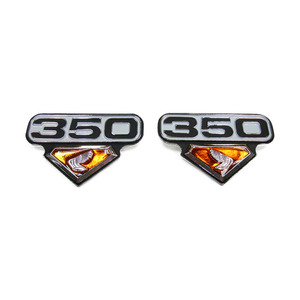  postage 185 jpy!HONDA( Honda ) CL350K5 A/CB350G A 350 air cleaner cover emblem left right set 913202MS