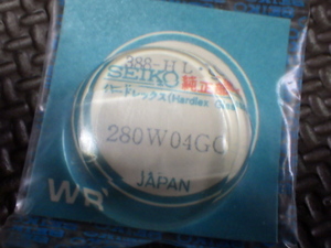 未使用　キングセイコー　バナック　5626-7240　280W04GC　カットガラス　純正　風防　ハードレックス　デッドストック　ｗ021012