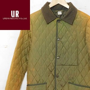 アーバンリサーチ URBAN RESEARCH■キルティングジャケット　ジャンパー　ブルゾン■サイズ38■カーキ系　※RY3207014