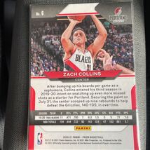 2020-21 PANINI PRIZM basketball #6 ZACH COLLINS_画像2