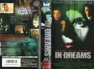 IN DREAMS インドリームス 殺意の森 　字幕スーパー版　アネット・ベニング/エイダン・クイン/ロバート・ダウニーjr　VHS