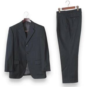 51[ ultimate beautiful goods ] The suit Company suit AB4 men's a little easy body M dark gray weave pattern 165cm 4Drop W84 tqe autumn winter spring * ultimate beautiful goods *