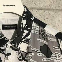 ONtheCORNER ITEM No.1057/COMMEddsGARCONS HOMMEPLUS コムデギャルソンオムプリュス アンティークスカーフ キュプラシャツ 91ss_画像3