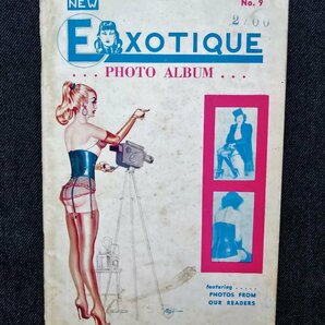 Gene Bilbrew カバーアート 1959年 Exotique Photo Album 洋書 ビザール/ピンナップ/フェティッシュアート ベティ・ペイジ ヴィンテージの画像1