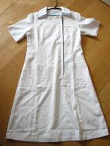 KAZEN 白衣 女子 アレニエ ワンピース 半袖 031-28 Mサイズ ホワイト_画像1