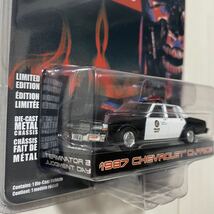 ★グリーンライト★ 1987 Chevrolet Caprice Terminator シボレー カプリス ターミネーター 2 Greenlight ミニカー 劇中車 アメ車 警察車両_画像3