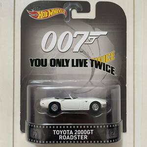 ★レトロエンターテイメント★ Toyota 2000gt Roadster トヨタ ロードスター 007 James Bond ジェームズボンド ホットウィール ミニカー