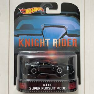 ★レトロ★ K.I.T.T. Super Pursuit Mode Knight Rider キット スーパーパシュートモード ナイトライダー 2000 ホットウィール ミニカー