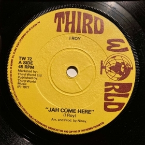 【コピス吉祥寺】I ROY/JAH COME HERE(TW72)