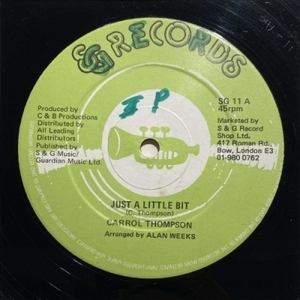 【コピス吉祥寺】CARROLL THOMPSON/JUST A LITTLE BIT(SG11)