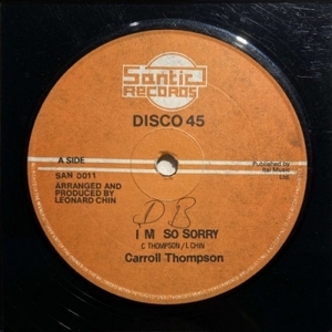 【コピス吉祥寺】CARROLL THOMPSON/I'M SO SORRY(SAN0011)