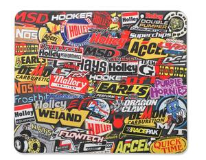 Holley/ horn Lee brand sticker mouse pad 