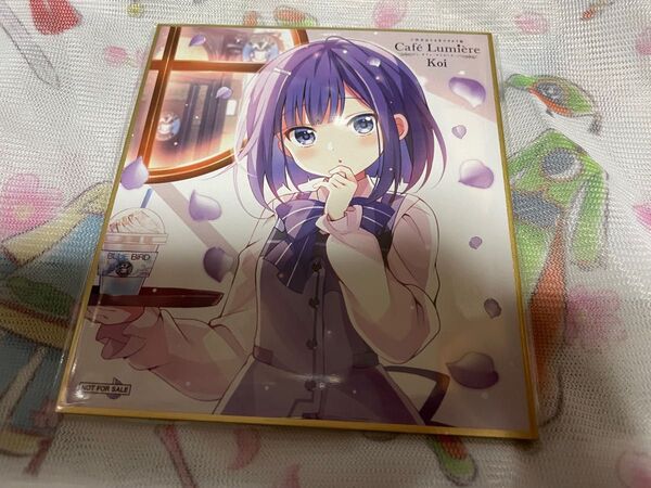ごちうさ展 ご注文はうさぎですか?展 入場特典 色紙 ミニ色紙 フユ