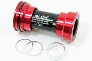 [ immediate payment ]mi.xim ceramic bearing aluminium 7075 housing BB86 adapter red bottom bracket 