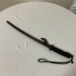 兜割り　武具　武道装具　アンティーク　全長47cm