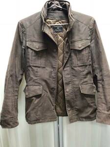 メンズビギ MEN’S BIGI mo163fjm143 サーモライト THERMOLITE ミリタリージャケット M-65 ブラウン 茶系 2 JACKET