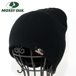 ニットキャップ 帽子 メンズ ビーニー Mossy Oak Stretch Beanie ブラック 1JHMC-01-BLK USA ブランド 狩猟 ハンティング