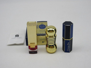 *sz0487 lipstick 3 point set Dior ESTEE LAUDER unused goods contains Dior Estee Lauder lipstick rouge free shipping *