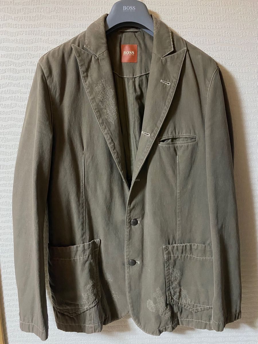 柔らかな質感の柔らかな質感の80sドイツ製ビンテージHUGO BOSSヒューゴ
