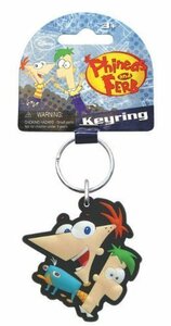 💝フィニアス＆ファーブ/PHINEAS & FERB/フィニアスとファーブとペリーのキーリング/KEYRING