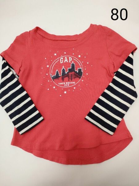 babyGap 長袖Tシャツ 長袖カットソー　ロンT　80