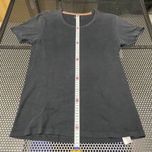 ポールスミスpaulsmith 半袖 無地 Tシャツ 黒 ブラック 素材タグ取れかけてます LLサイズ表記（小さめ 身幅44センチしかないです_画像4