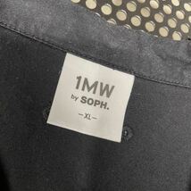 ③ 11MW soph 半袖シャツ 黒 ブラック XLサイズ 全体的に使用感あり_画像2