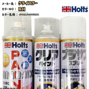 ペイントスプレー クライスラー RH インフェルノレッドクリスタル Holts MINIMIX クリアスプレー プラサフ ホワイトスプレー セット