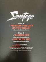 限定盤　12インチホワイトアナログ+10インチブラックアナログ　SAVATAGE サヴァタージ/FIGHT FOR THE ROCK_画像4